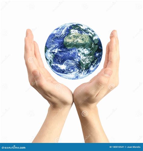 Earth Globe In Hands Royalty Free Stock Photography CartoonDealer