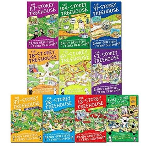 The Treehouse Series Books Collection Set By Andy Griffiths Storey