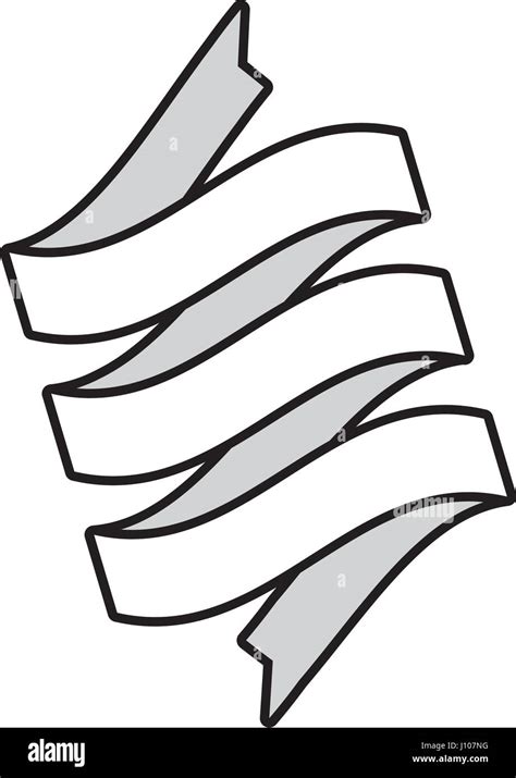 Ribbon Banner Clip Art Outline