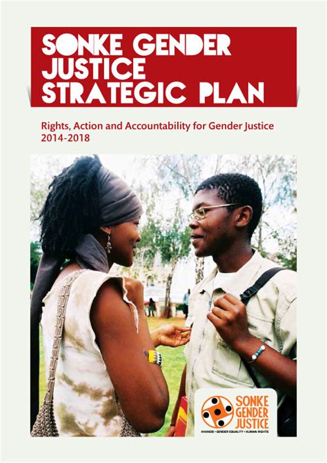 Sonke Gender Justice Strategic Plan Sonke Gender Justice