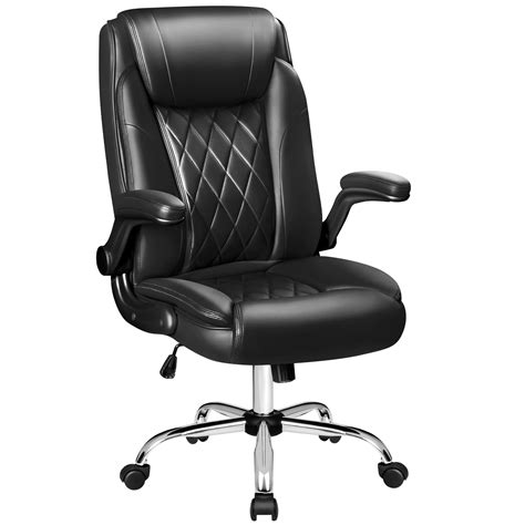 Homall Faux Leather Office Chair Adjustable Height Desk Chair Ergonomic ...