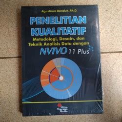 Jual Buku Penelitian Kualitatif Dengan NVivo 12 Plus Agustinus Bandur