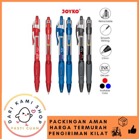 Jual Joyko Gel Pen Pulpen Pena Gp Q Gel Mm Box Pcs