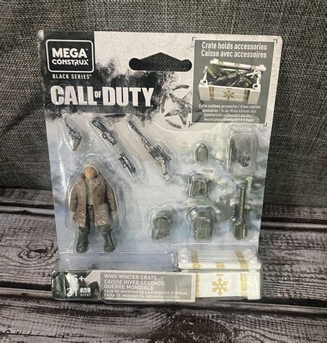 NEW Mega Construx Black Series Call Of Duty WW2 Winter Crate GYF87