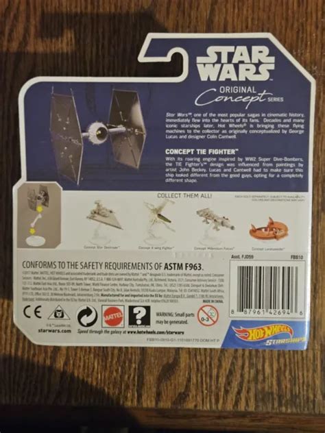 Star Wars Hot Wheels Original Concept Tie Fighter Neuf Livraison