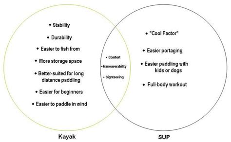 Difference Between Kayak And Canoe Venn Diagram Nettoie Le S