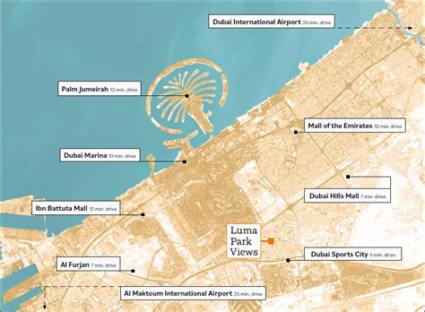 Luma Park Views at Jumeirah Village Circle - Location Map