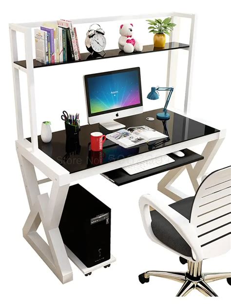 Computer Desk And Bookcase Combination - House Elements Design