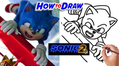 How To Draw Sonic 2 The Adventures Of Sonic The Hedgehog The Movie