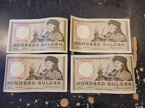 Nederland 4 X 100 Gulden 1953 PL102 Catawiki