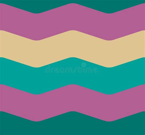 Colorful Curve Stripes Background Stock Vector Illustration Of