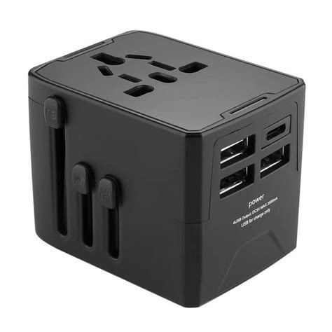 Характеристики Многофункциональная дорожная вилка 3USB + Type-c 6A ...