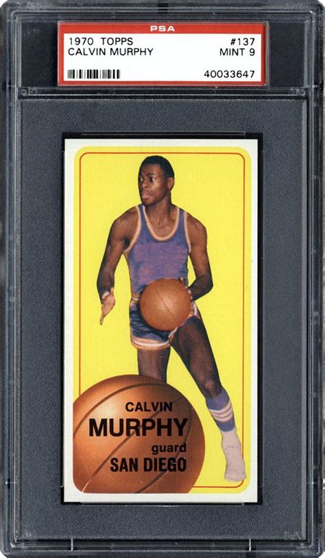 Auction Prices Realized Basketball Cards 1970 TOPPS Calvin Murphy Summary