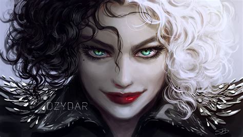 Celebrity Dzy Dar Disney Emma Stone Cruella De Vil Fan Art