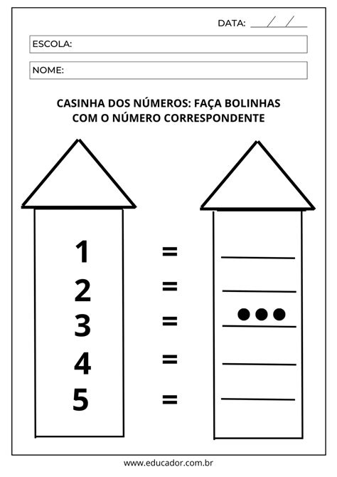 Atividades De Matemática Para Educação Infantil Para Imprimir