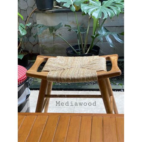 Jual Stool Rotan Kursi Rotan Kursi Retro Kursi Cantik Stool Minimalis