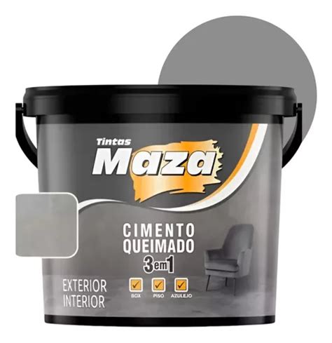 Efeito Cimento Queimado Piso Box Azulejo 23kg Maza