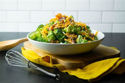 Broccoli Salad With Bacon And Cheddar Jawns I Cooked