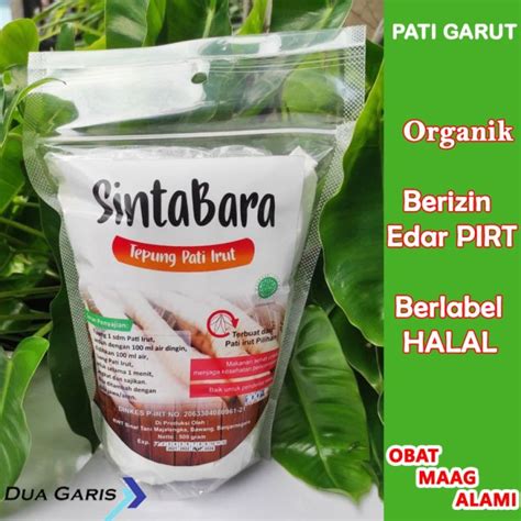 Tepung Pati Garut Organik 1 Kg Original Pati Asam Lambung Lazada