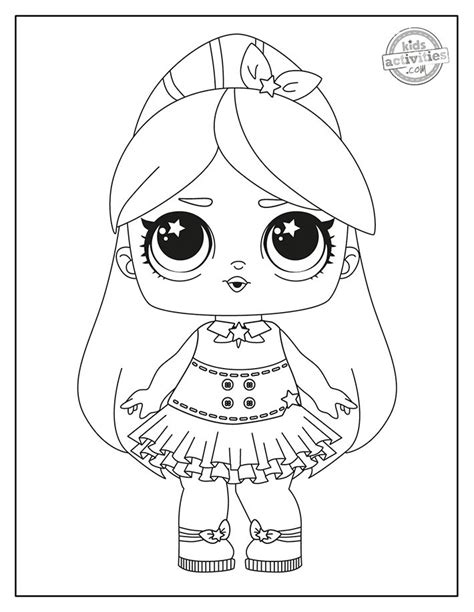 Doll Coloring Pages