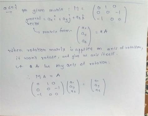 Rotate Vector Around Axis