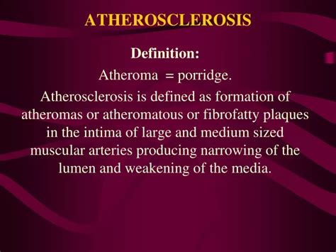 Ppt Atherosclerosis Powerpoint Presentation Free Download Id 9690422