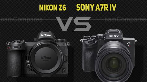 Nikon Z Vs Sony A R Iv Camera Battle Youtube