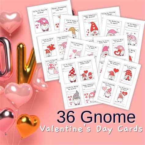 Valentines Day Gnome Cards