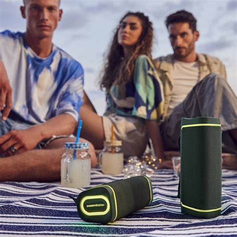 Energy Sistem Yume ECO Coluna Bluetooth Luzes LED RGB Verde