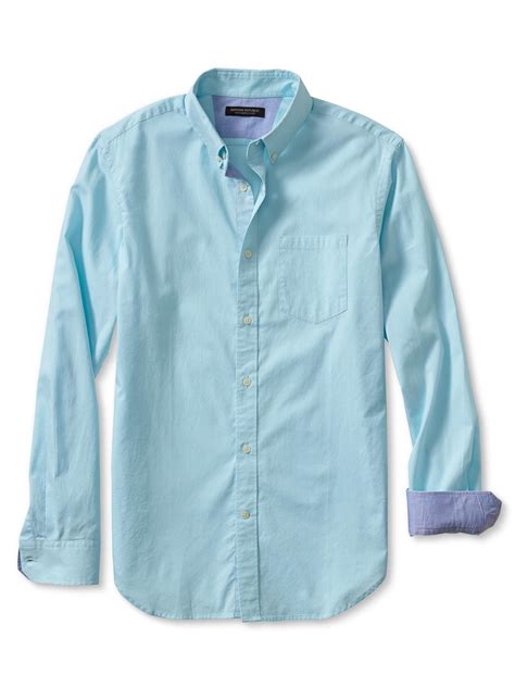 Slim Fit Soft Wash Button Down Shirt Banana Republic