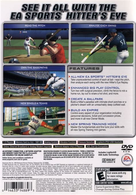 Mvp Baseball 2005 Cover Or Packaging Material Mobygames