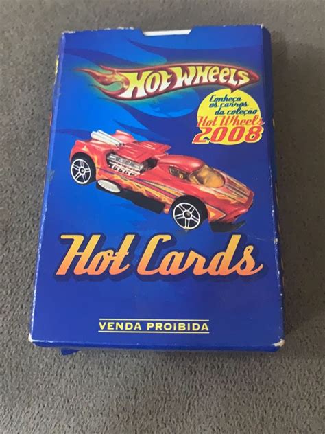 Hot Cards Contendo Cartas Hot Wheels Produto Masculino Hot Wheels Usado
