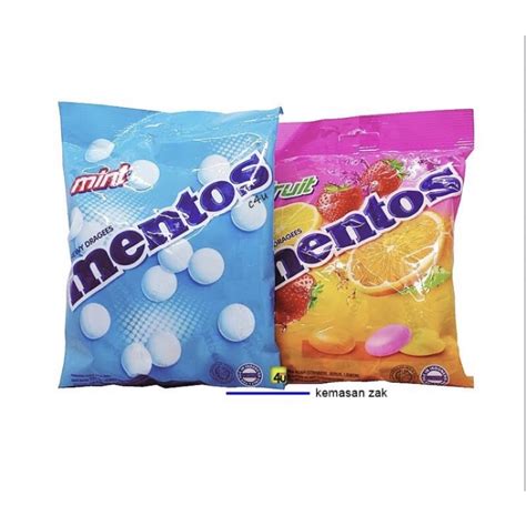 Jual PERMEN MENTOS BUAH 135gr Isi 50pcs MENTOS MINT 135gr PERMEN