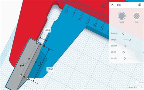 D Design Vernier Calipers Tinkercad