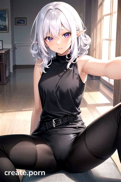 Tank Top Fit White Hair Ai Porn