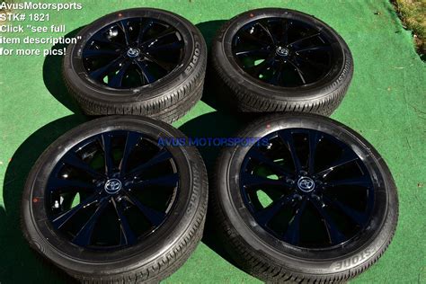 Toyota Rav Adventure Oem Factory Black Wheels Tires