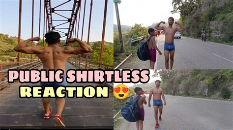 Shirtless In Public Highway Public Reaction Crazy Rj Youtube