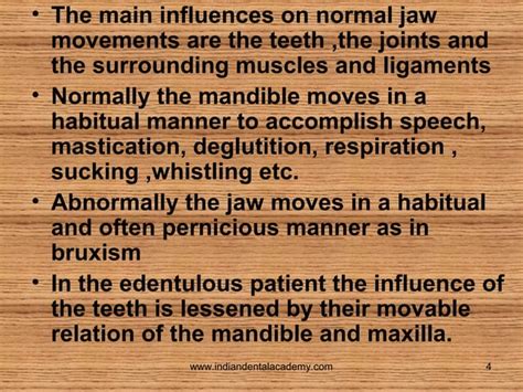 Mandibular Movements Labial Orthodontics Ppt Free Download