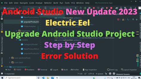 Android Studio New Update 2023 Electric Eel Upgrade Android Studio