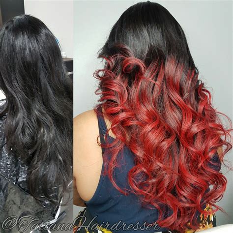 Red Balayage Pravana Vivids