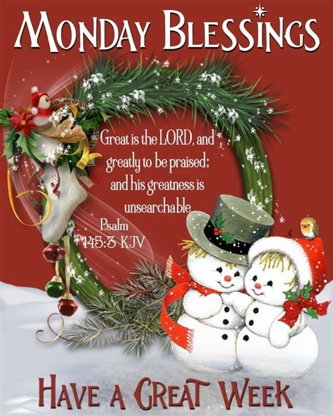 Great is the lord, Monday Blessings quotes monday monday blessings ...