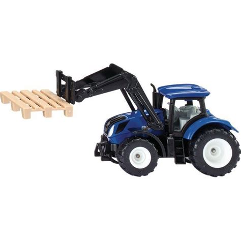 Tracteur New Holland Avec Fourche Palettes Au Eme Siku Siku