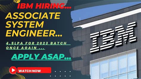 IBM HIRING 2023 IBM OFF CAMPUS HIRING 2023 BATCH 4 5 LPA PAN