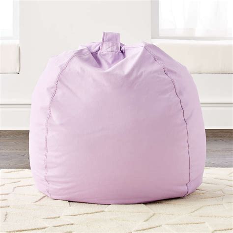 Large Light Purple Bean Bag Chair + Reviews | Crate & Kids Canada