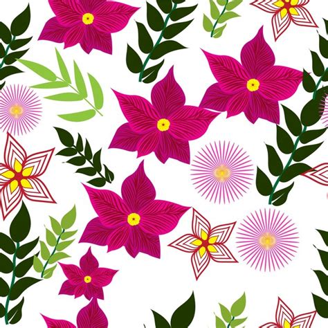 Premium Vector Captivating Floral Pattern Design Elevate Your Space