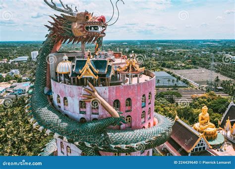 Dragon Temple Wat Samphran In Nakhon Pathom Thailand Editorial Image Image Of Beautiful