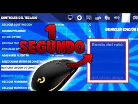 COMO PONER LA RUEDITA PARA REEDITAR AL INSTANTE EN FORNITE YouTube