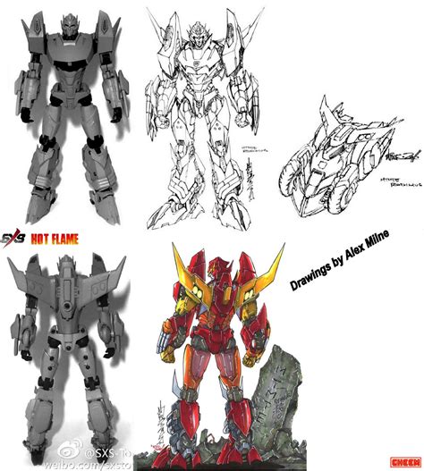 SXS Toys The Robots Series Of R Hot Flame HotRod Page TFW The Boards