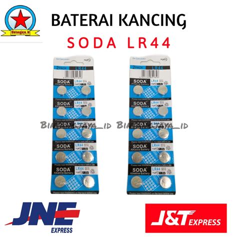 Jual Baterai Kancing Baterai Jam Soda Lr Isi Pcs Perlembar