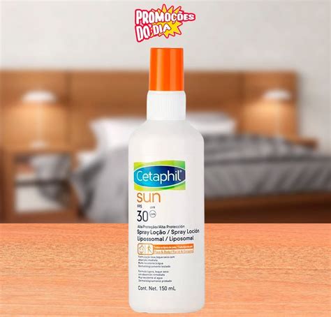 Sun FPS 30 Loção Lipossomal Spray Cetaphil Promos do dia